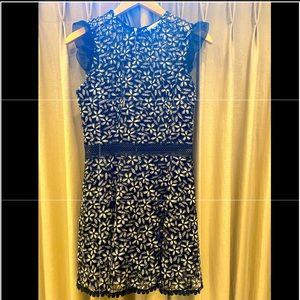 Karina Grimaldi floral cutout dress.